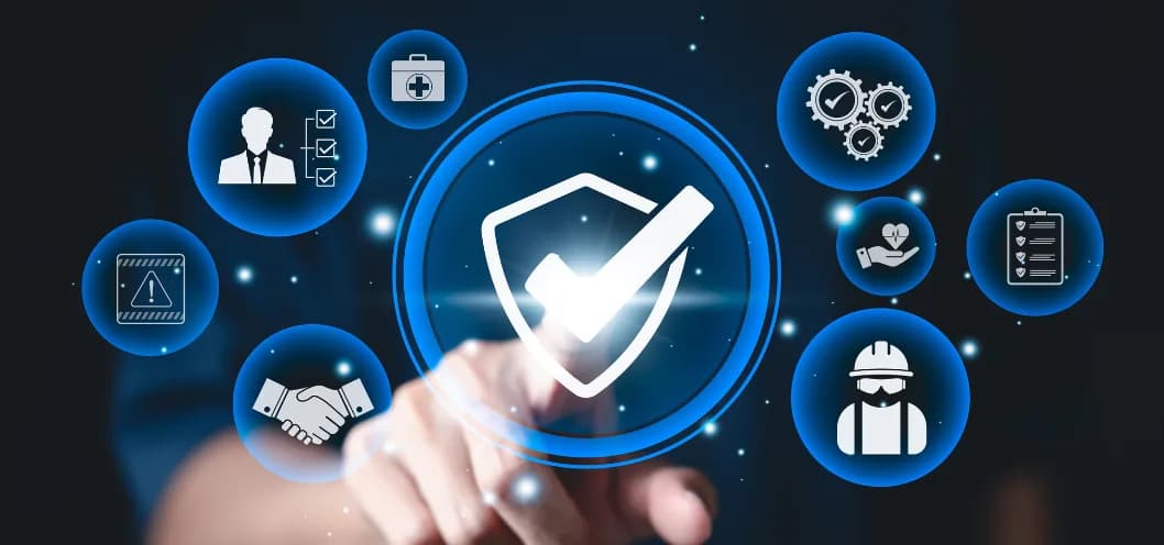 Shield graphic representing CMMC compliance